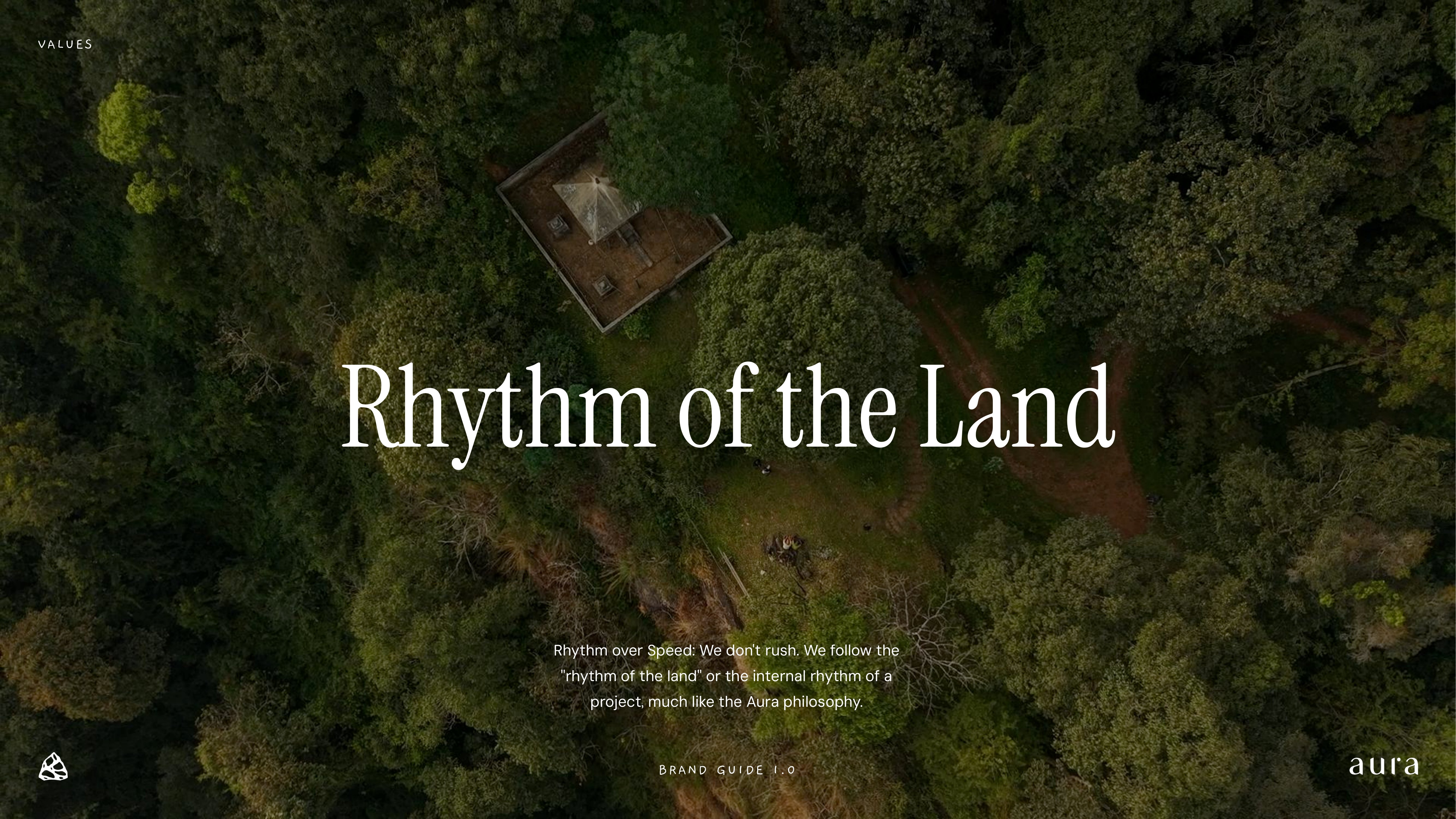 Aura brand guideline, slide 02